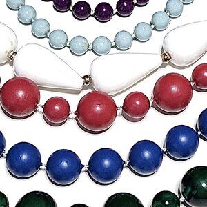Vintage bead necklace bundle